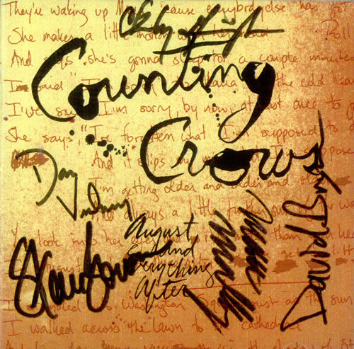 Counting Crows August And Everything After - Autographed US CD
